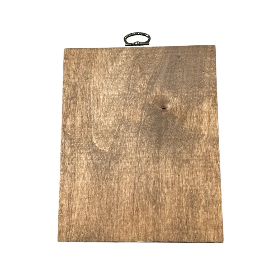 Vintage Wooden Wall Hanging Art